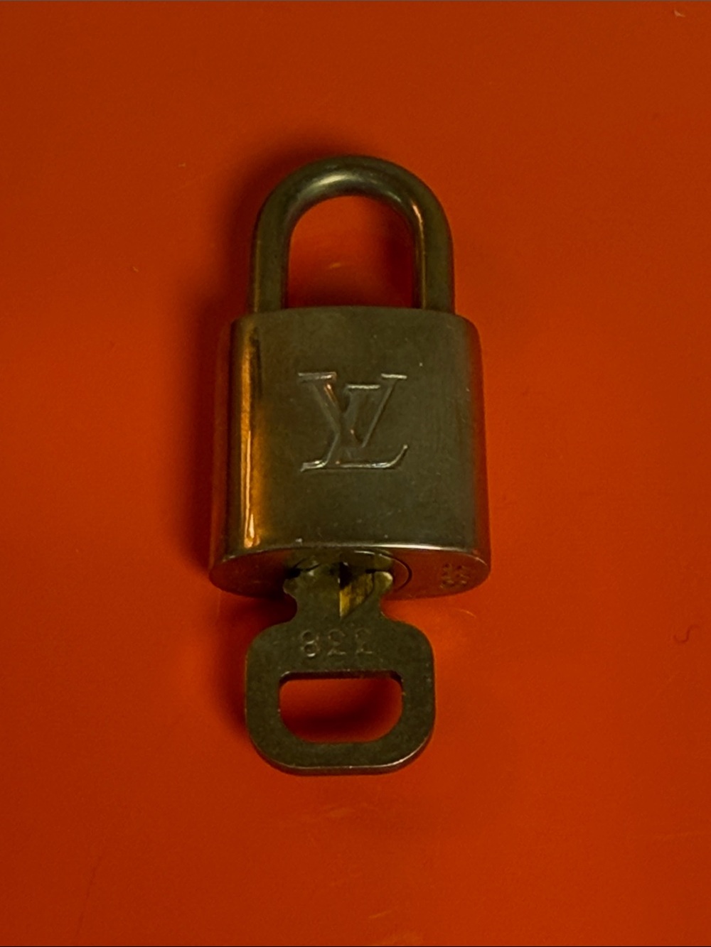 Louis Vuitton Brass Padlock with Key